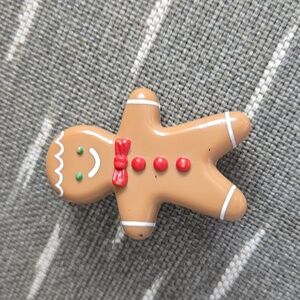💫Vintage Avon Gingerbread Man Christmas Holiday Brooch Pin💫70s 80s